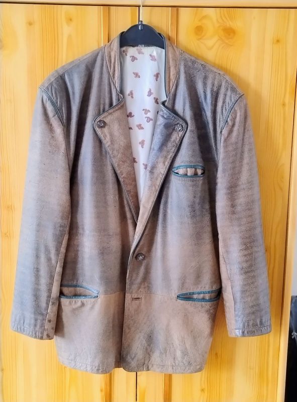 Trachtenjacke Janker Leder Gr. 26 (Gr. 52)
