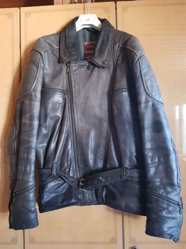 Motorrad Jacke schwarz