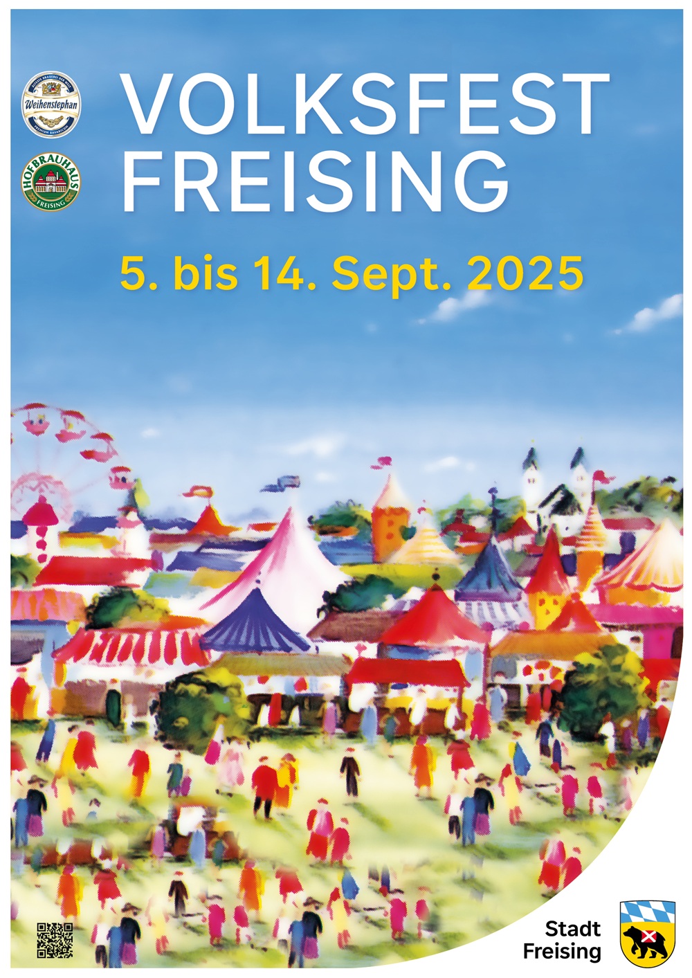 Freisinger Volksfestplakat 2025
